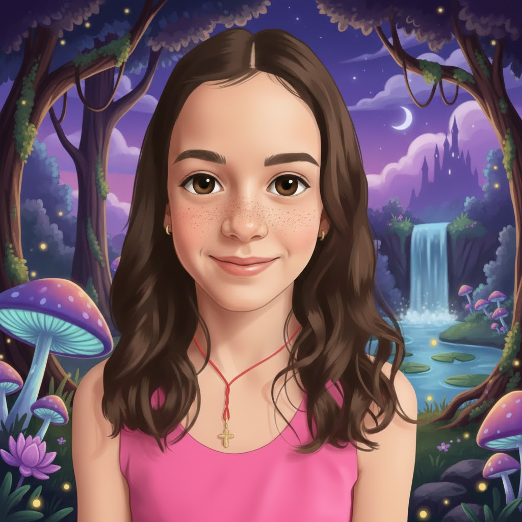 Результат обработки фото нейросетью - мультяшный стиль