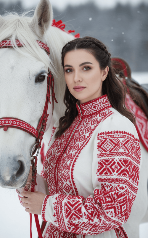 Пример стиля С конем