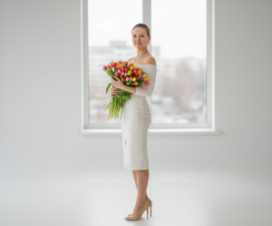 Эффект С цветами в студии 👩‍🦰 #178 в стиле С цветами в студии 👩‍🦰