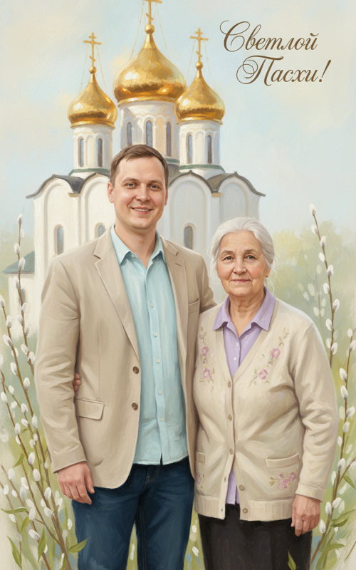 Пример стиля Пасха