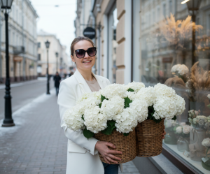 Эффект 💐 С гортензиями #118 в стиле 💐 С гортензиями