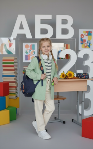 Эффект Fashion-съёмка в школьной студии в стиле 1 Сентября 🎒